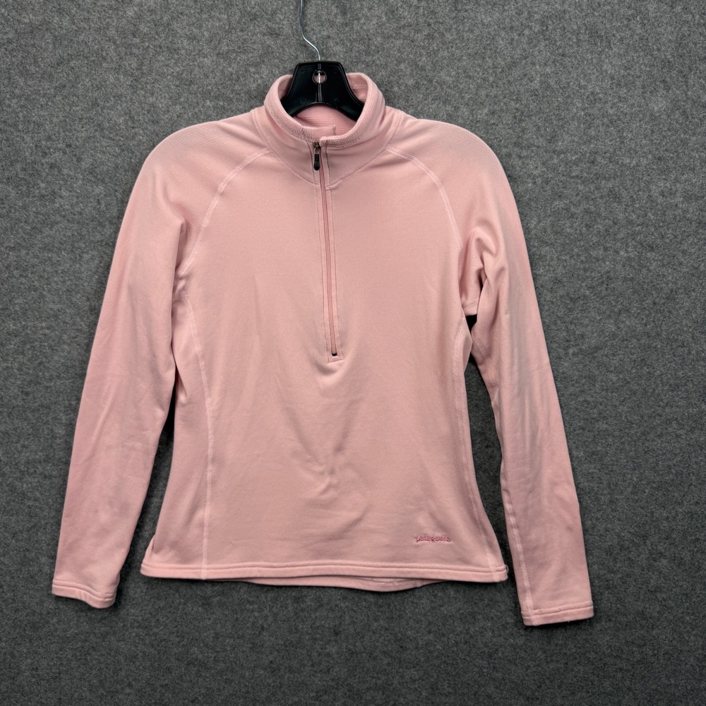 Patagonia R1 Regulator Fleece Quarter Zip Pullover Pink Womens Small USA Made
